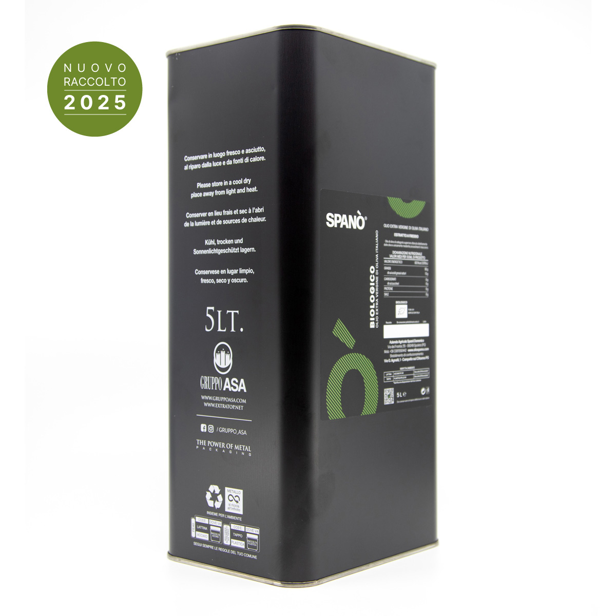 Olio Spanò | Olio Extra Vergine Biologico Artigianale 100% Italiano